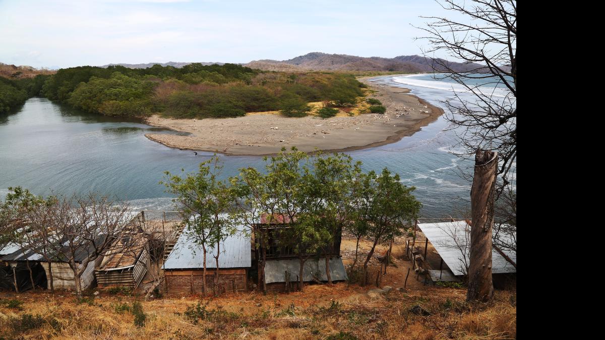 The Brito Inlet may become home to the Pacific outlet of the canal that is set to traverse Nicaragua. Photo taken March 19, 2015.
