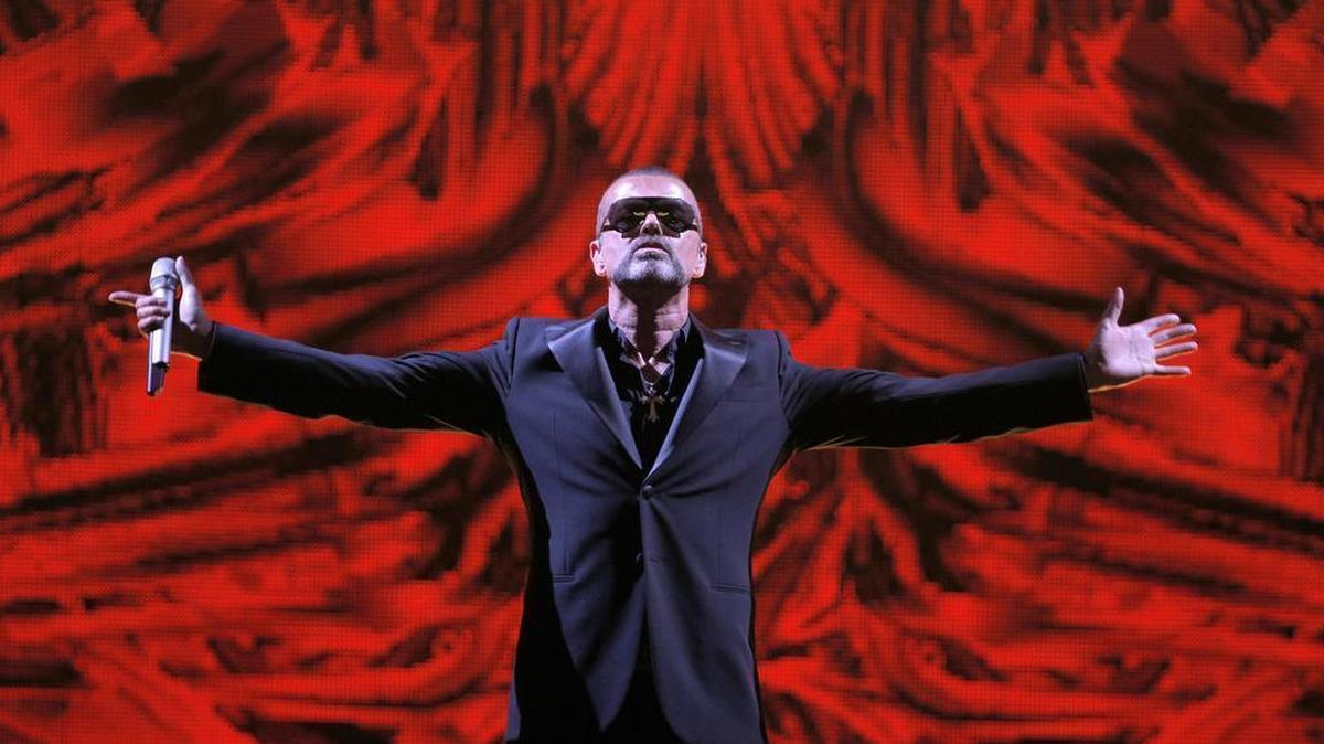 British singer George Michael performs at a concert to raise money for the AIDS charity Sidaction, during the Symphonica tour at Palais Garnier Opera house in Paris, France, Sept. 9, 2012.