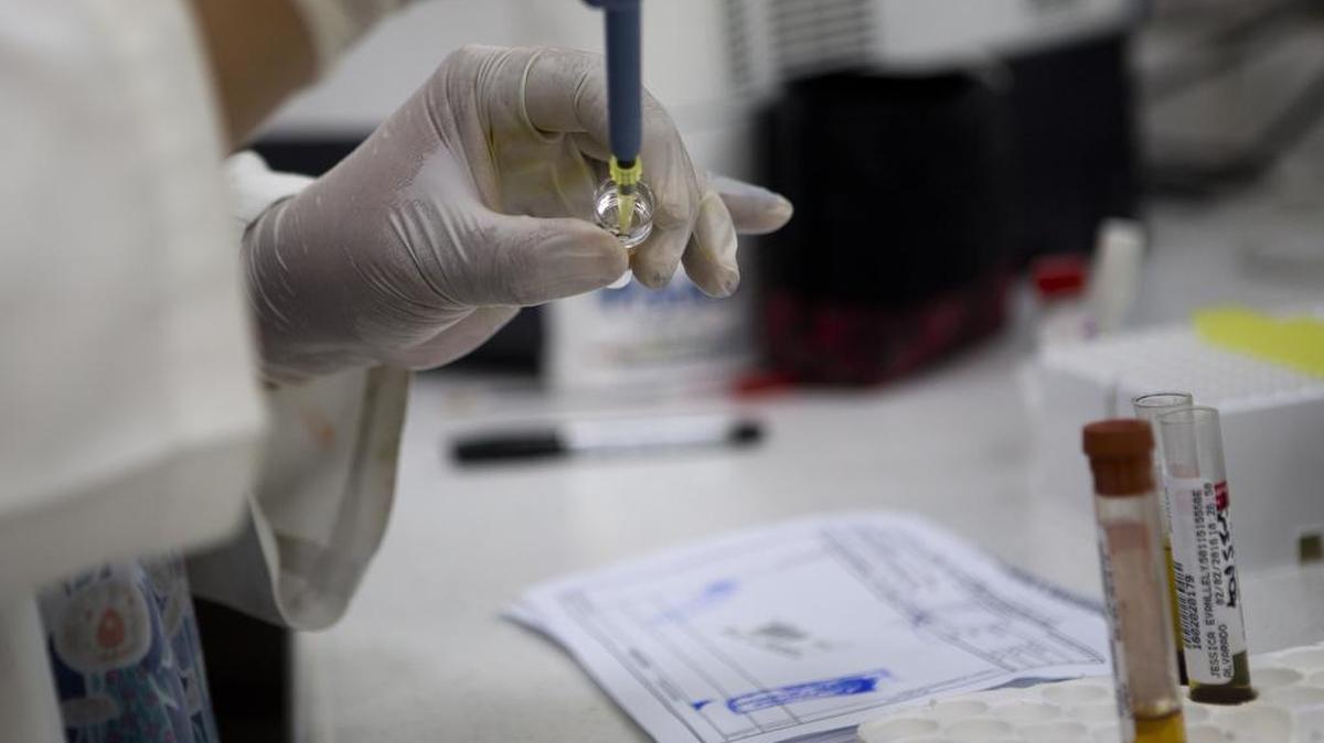 A blood samples from pregnant women are analyzed fro the presence of the Zika virus, at Guatemalan Social Security maternity hospital in Guatemala City, Tuesday, Feb. 2, 2016.