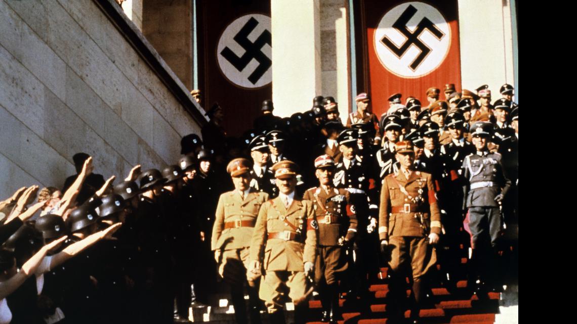 
In Germany, where the swastika elicits Adolf Hitler’s final solution and the systematic murder of 6 million Jews and 5 million others, Nazi symbols are rarely seen today. The conquering allies banned their display in October 1945; the new Federal Republic of Germany enshrined that ban in German law in 1949.
