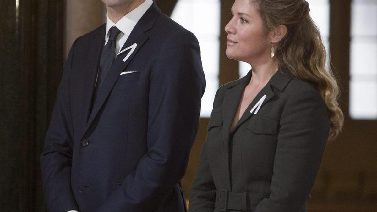 Prime Minister Justin Trudeau and his wife, Sophie Gregoire-Trudeau