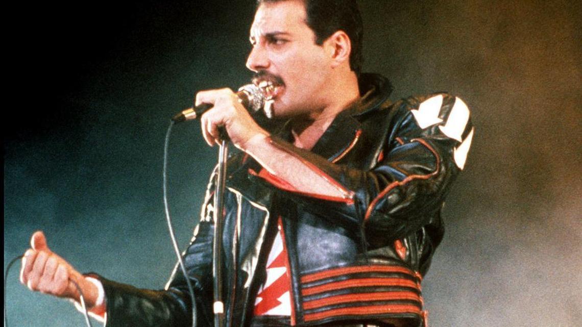 Singer Freddie Mercury of the rock group Queen performs at a concert in Sydney in 1985. Queen guitarist Brian May says an asteroid in Jupiter’s orbit has been named after the band’s late frontman Freddie Mercury on what would have been his 70th birthday, it was reported on Monday, Sept. 5, 2016. May says the International Astronomical Union’s Minor Planet Centre has designated an asteroid discovered in 1991, the year of Mercury’s death, as “Asteroid 17473 Freddiemercury.”
