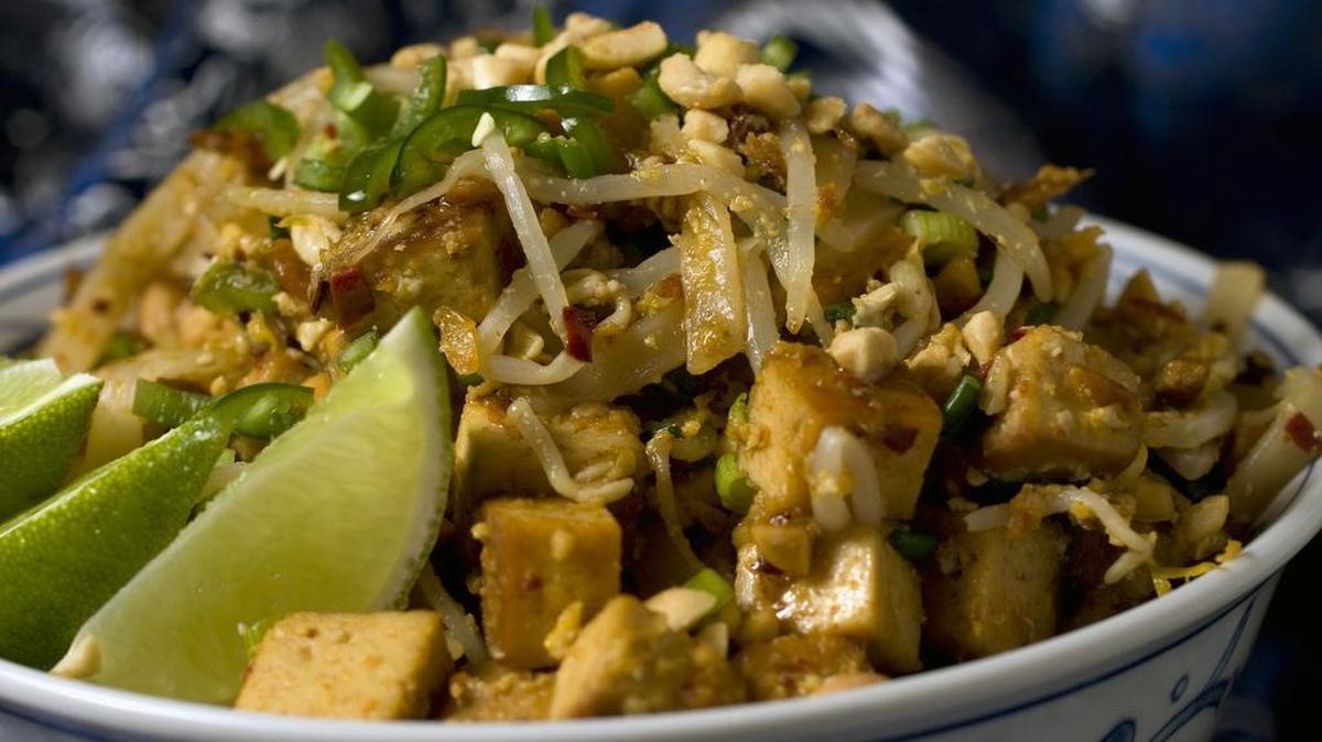 Basic Pad Thai is seen in this 2009 file photo. With ingredients like firm, pressed tofu, fish sauce and tamarind concentrate, Pad Thai is more like what you may find on the streets of Thailand than in a U.S. restaurant.