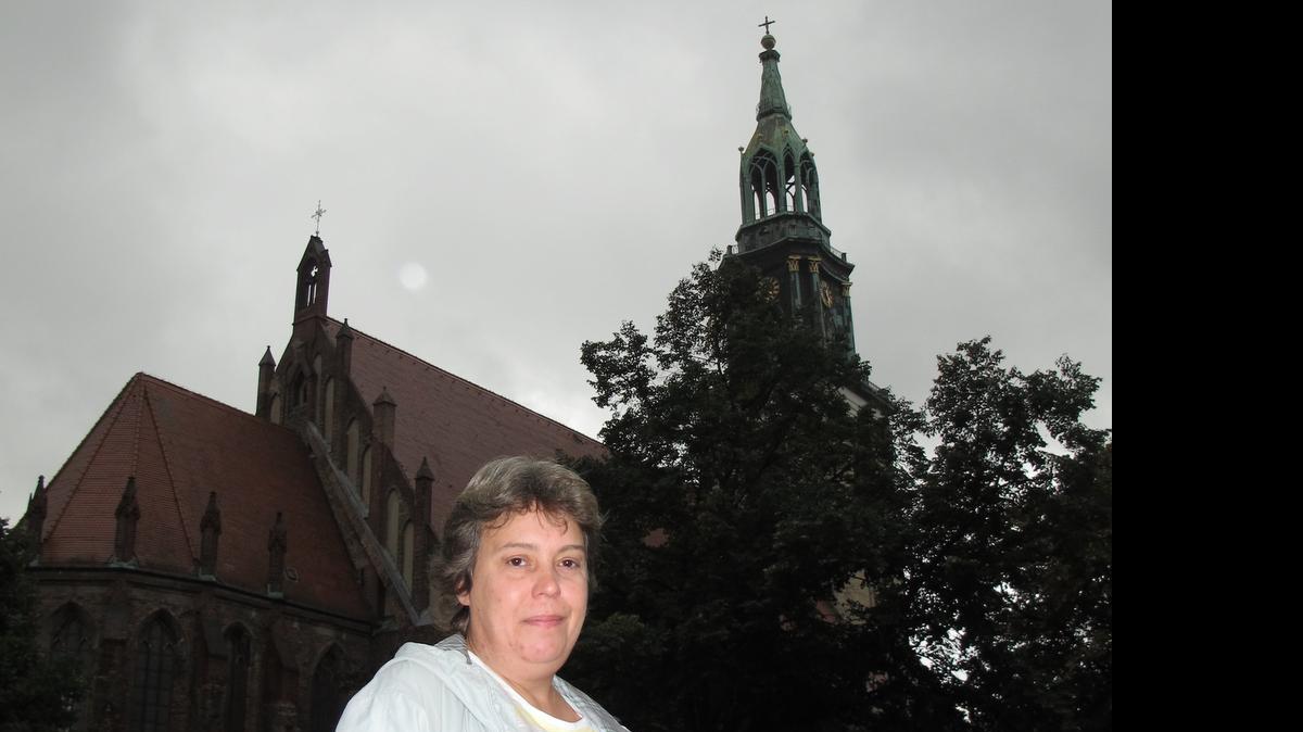 
Claudia Dantschke, seen here in a photo from Sept. 3, 2013 in Berlin, Germany, is a specialist in Islam who tries to identify families where the young people are at risk of choosing the fight in Syria or Iraq. She said Salafist street workers in Berlin seek out petty criminals, those smoking weed, and those just hanging out. What is new is that they recruit among refugees, who come to Germany as minors without families.
