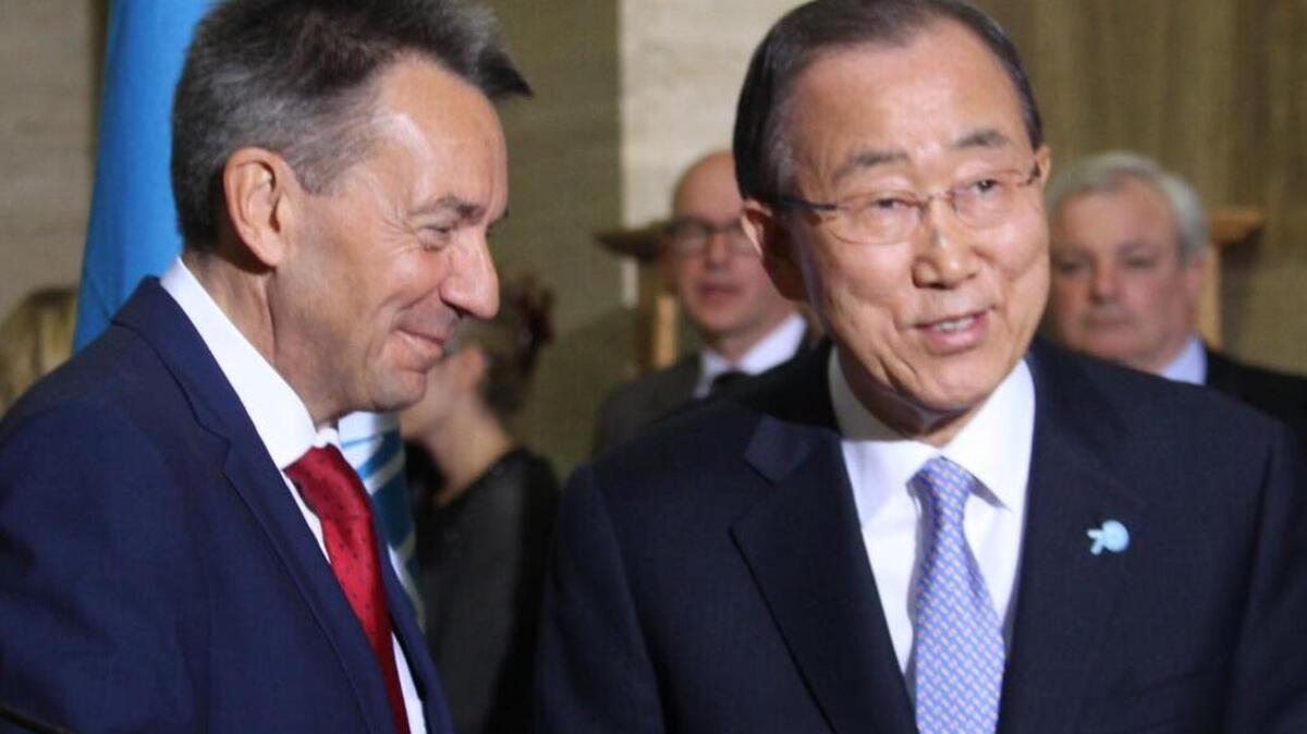 U.N. Secretary General Ban Ki-moon and Peter Maurer, president of the International Committee of the Red Cross, appealed Saturday for urgent action to stop attacks on medical facilities around the world.