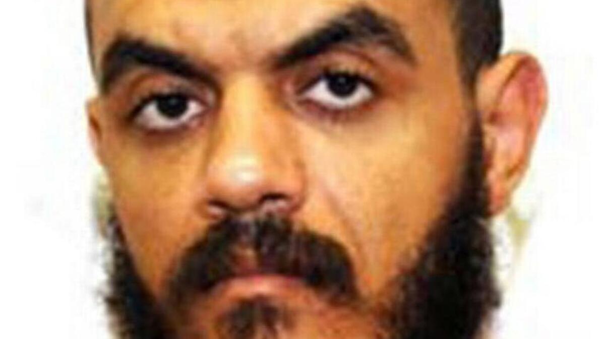 
Saudi Abdul Rahman Shalabi, held as Detainee 42, is shown in a prison camp photo provided to McClatchy Newspapers by the anti-secrecy WikiLeaks group.

