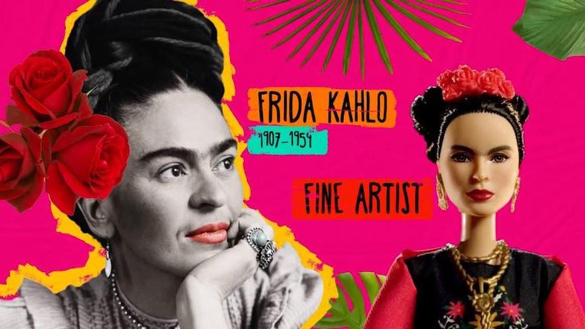 Frida Kahlo vs. Frida Kahlo Barbie.
