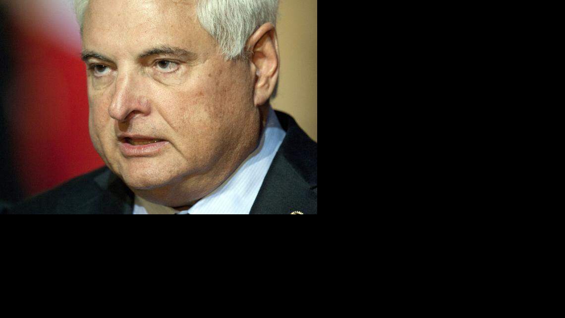 
Panama’s former President Ricardo Martinelli, November 17, 2011
