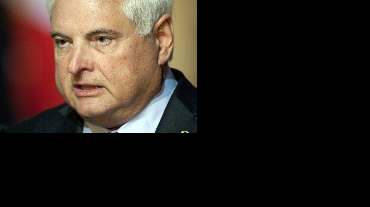 
Panama’s former President Ricardo Martinelli, November 17, 2011
