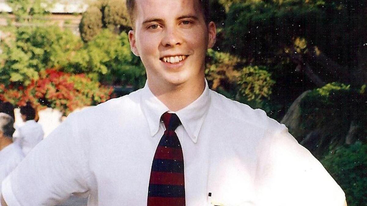 David Sneddon, photographed at a training center in 1999. Now, allegations have resurfaced that he was kidnapped from China by North Korea in 2004.
