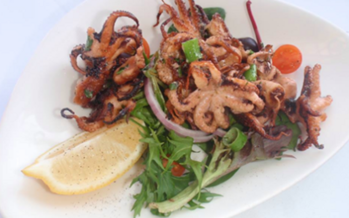 He ran up a $450 tab eating lobsters and octopus, then tried to run away into the sea