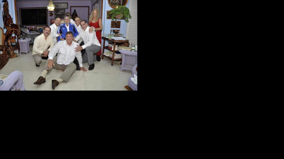 
Photo of Fidel Castro’s living room released by Cuban government media.
