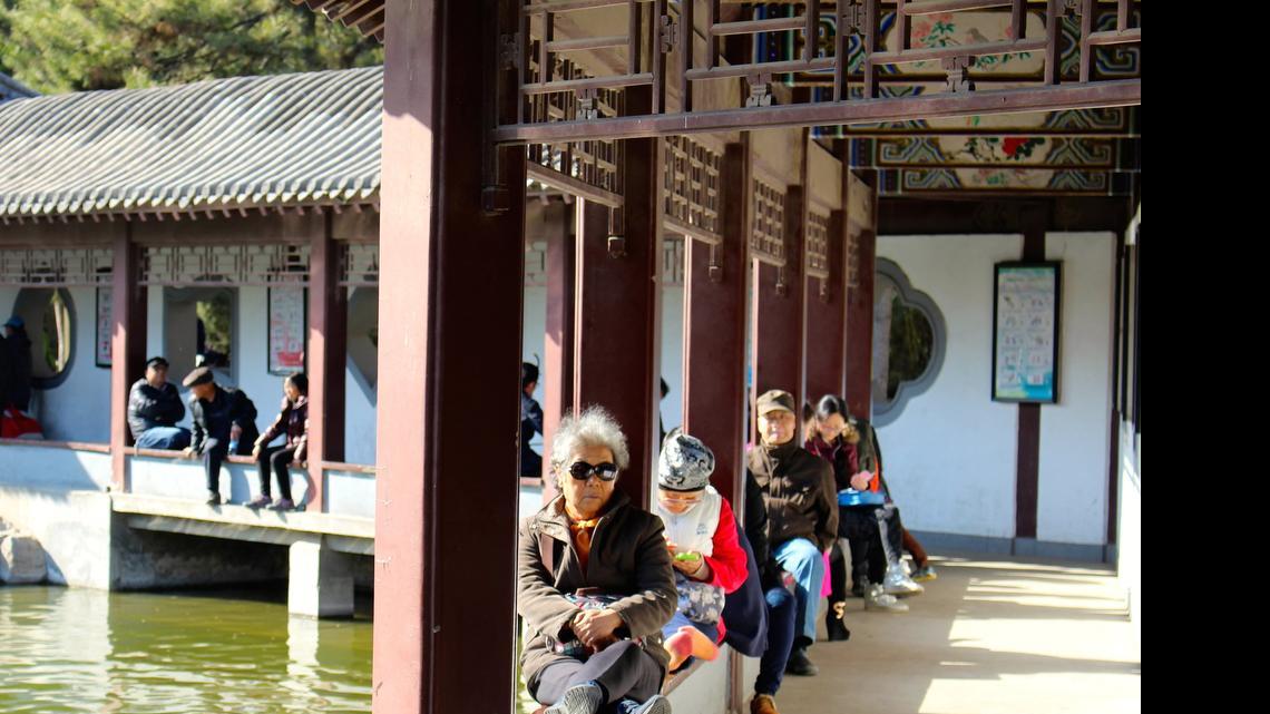 
Elderly Chinese sunbathe on spring day at Tuanjiehu Park in Beijing on March 21, 2015. Over the next 15 years, the number of Chinese 60 or older will rise from 200 million to more than 320 million, nearly the entire population of the United States. Yet China appears unprepared to deal with this demographic shift, partly because the country has long cared for its seniors through extended families and village life. Both have been disrupted by China’s one-child policy and a push toward urbanization.
