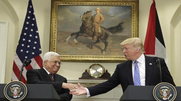 President Trump says forging peace in the Middle East may not be so tough