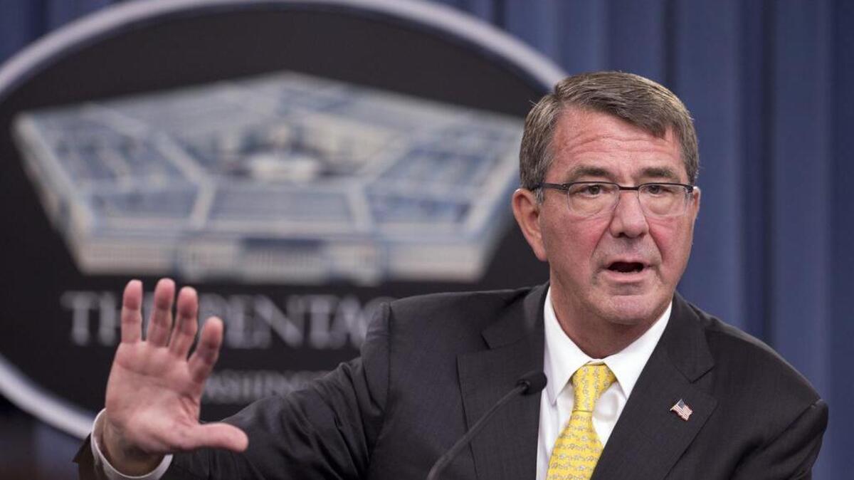 
Defense Secretary Ash Carter has called for Turkey to do more to contribute to the international fight against the Islamic State. On Thursday, the Pentagon announced that dependents of U.S. service members and diplomats would be allowed to leave Turkey at government expense because of increased threat there from the Islamic State.
