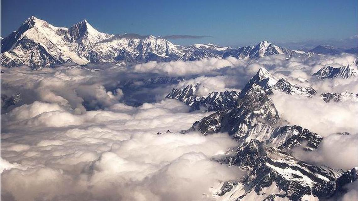 Tibet's Shishapangma is the world's fourteenth-tallest peak, a glacial mountain that rises some 26,000 feet above the sea.