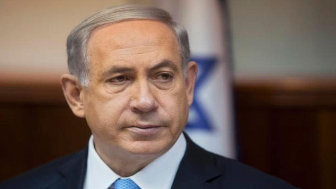 
In this Feb. 8, 2015, file photo, Israeli Prime Minister Benjamin Netanyahu attends the weekly cabinet meeting in his Jerusalem office. Netanyahu on Tuesday, Feb. 24, 2015, turned down an invitation to meet privately with Senate Democrats next week during his visit to Washington, saying the session "could compound the misperception of partisanship" surrounding his trip. 

