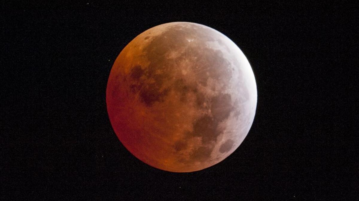 A 2014 eclipse of a blood moon, like this one from 2015, was the signal for Matthew de Grood to kill five people who he says he thought were werewolves at a party in Calgary, Canada.