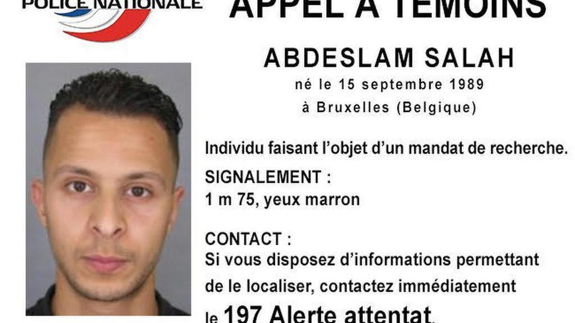 French police released this photo of Salah Abdeslam, a 26-year-old born in Brussels, on Sunday. Abdeslam is thought to be directly involved in Friday's attacks, which killed at least 132 people and wounded hundreds in the worst violence in France in decades, French security officials said.