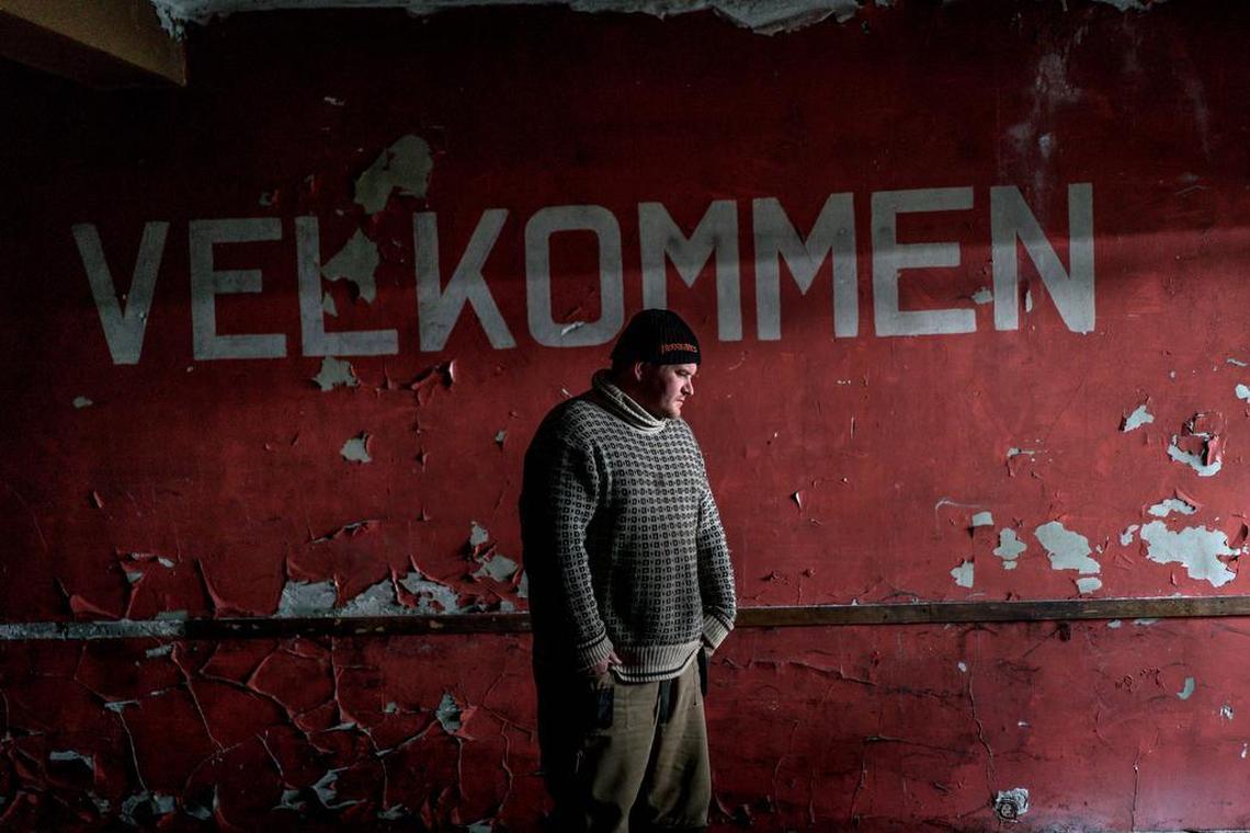 Aksel Robertsen, a fisherman, visits a now-abandoned fish processing plant where he used to work in Vardo, Norway, May 13, 2017. Not everyone in Vardo is happy with the mysterious American-Norwegian facility which has provided a much-needed lifeline in this town that has seen half its residents leave in the last 20 years. “We want to live off fishing, not secret radars,” Robertsen said.