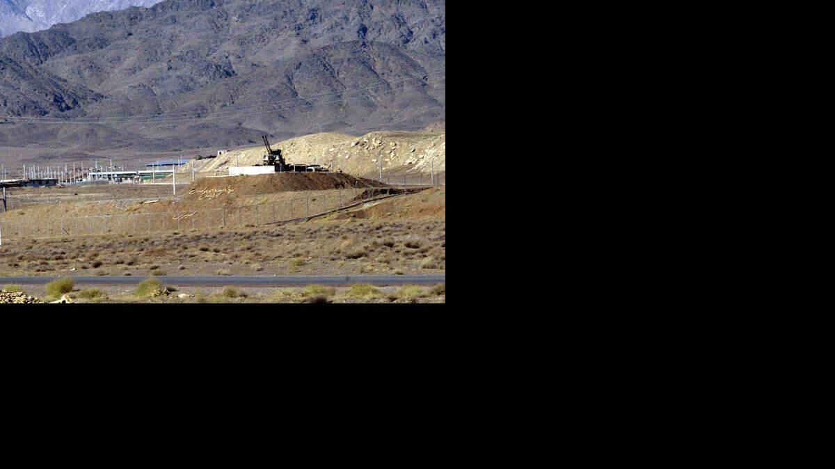 
The Iranian nuclear power plant of Natanz, 270 kms south of Tehran, taken in 2005. 
