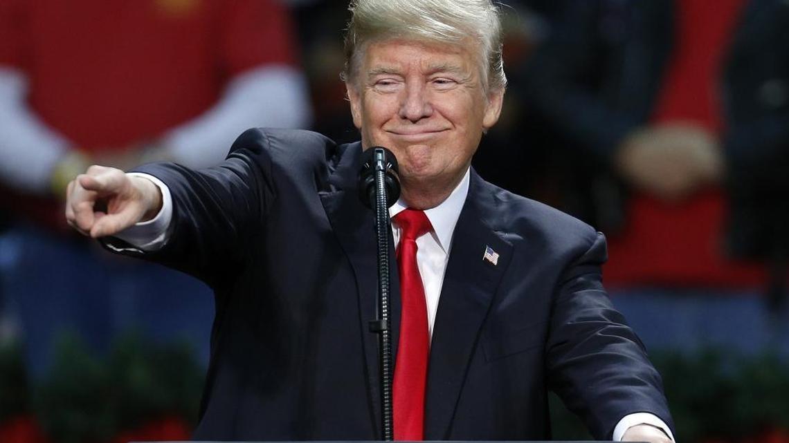 President Donald Trump speaks during a rally in Pensacola, Fla., Friday, Dec. 8, 2017. Some conservatives worry that Trumpian tribalism is endangering the party’s midterms prospects.