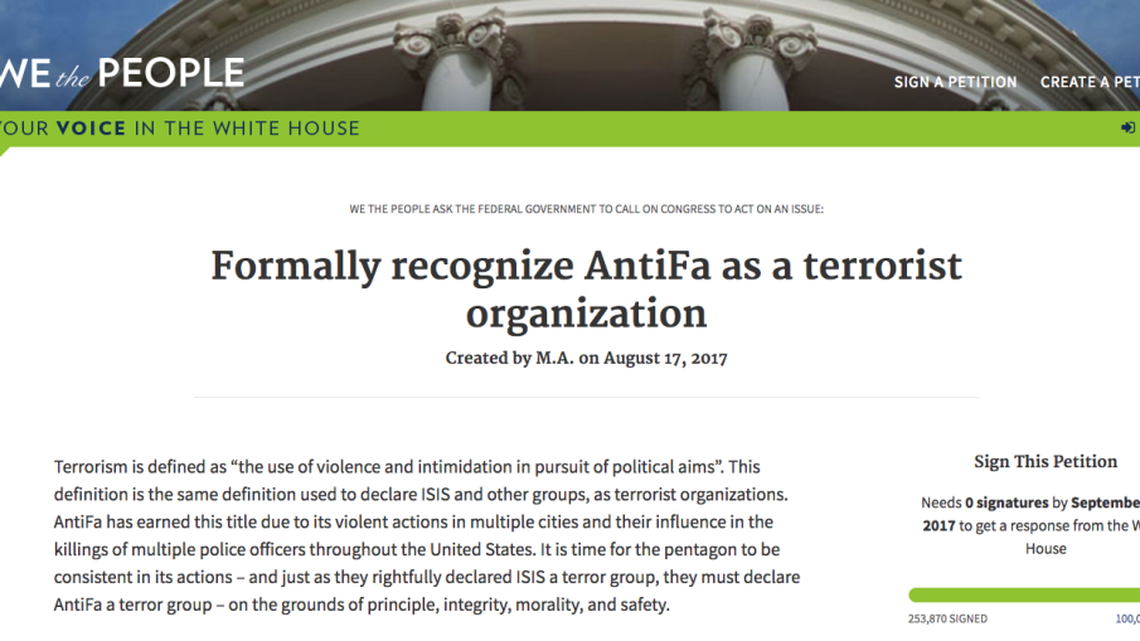 A White House petition has gotten enough signatures to garner a response from the administration.