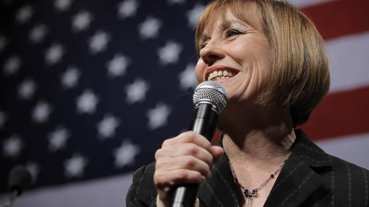 Republican Senate candidate Sharron Angle misprinted her opponent’s website in a newsletter, directing readers instead to an anime pornography website.