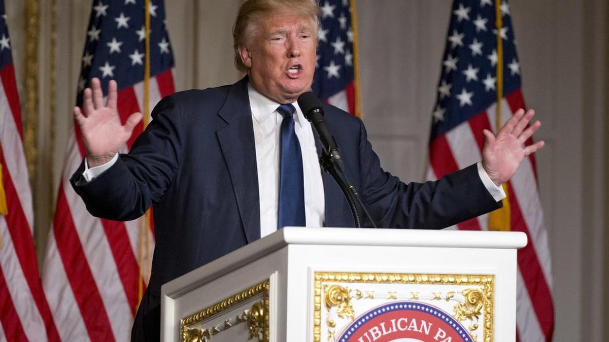 Presidential candidates and front-runners Donald Trump and Hillary Clinton.