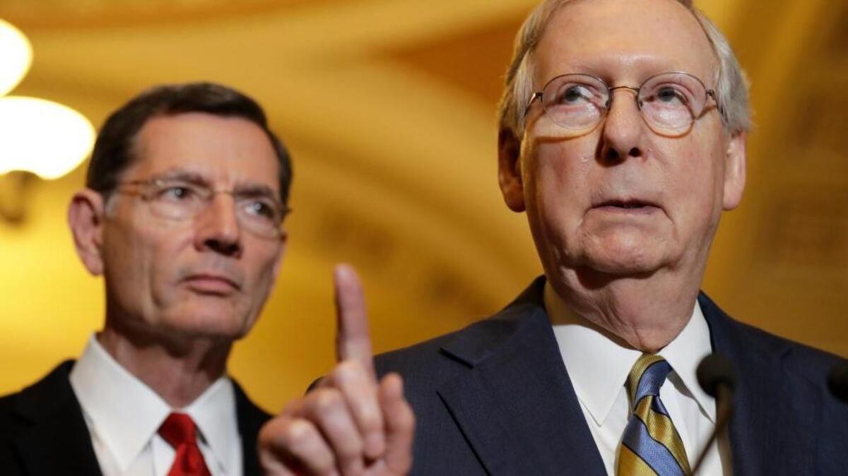 Senate Majority Leader Mitch McConnell, R-Ky., right, refused to consider President Barack Obama’s nominee for a vacancy on the 6th U.S. Circuit Court of Appeals. President Donald Trump got to fill it instead.