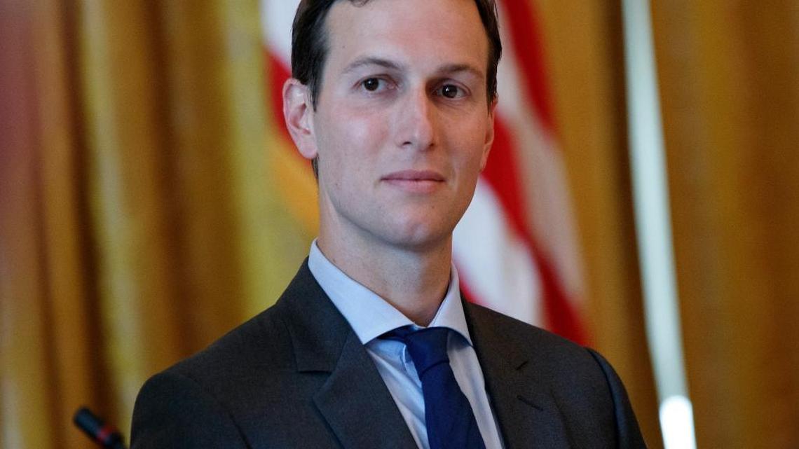 In this June 22, 2017, file photo, White House senior adviser Jared Kushner listens during the "American Leadership in Emerging Technology" event with President Donald Trump in the East Room of the White House in Washington.