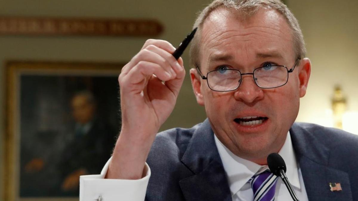 Budget Director Mick Mulvaney testifies on Capitol Hill in Washington, Wednesday, May 24, 2017, before the House Budget Committee hearing on President Donald Trump’s fiscal 2018 federal budget. He testified before the Senate Budget Committee on Thursday.