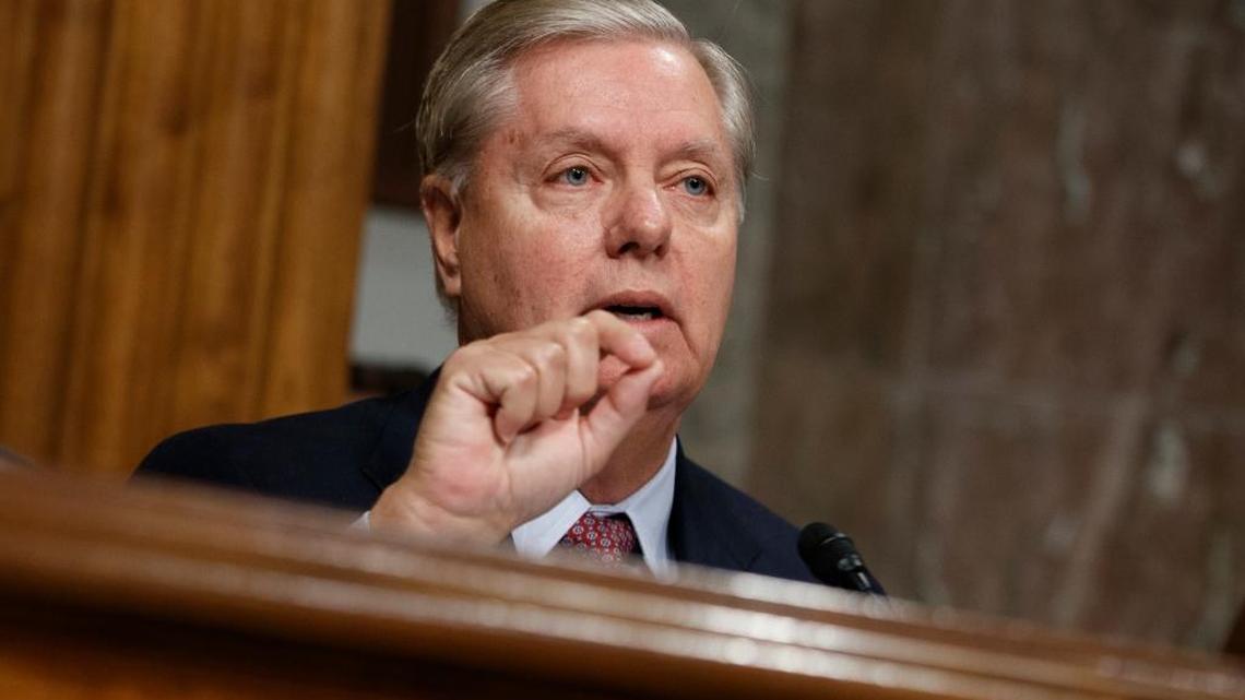 Senate Armed Services Committee member Sen. Lindsey Graham, R-S.C. speaks on Capitol Hill in Washington, Thursday, Jan. 5, 2017, during the committee's hearing: "Foreign Cyber Threats to the United States."