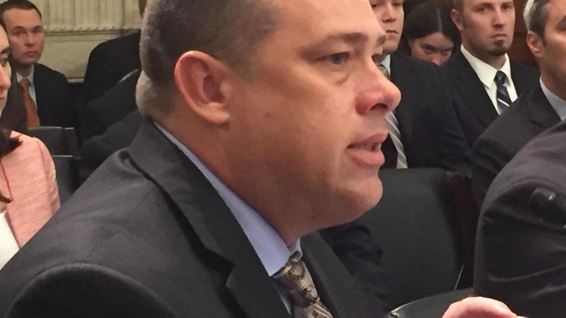 Jeffrey Sutton, general manager of the Tehama-Colusa Canal Authority, urges action on California water at a House hearing on Tuesday, July 12, 2016.