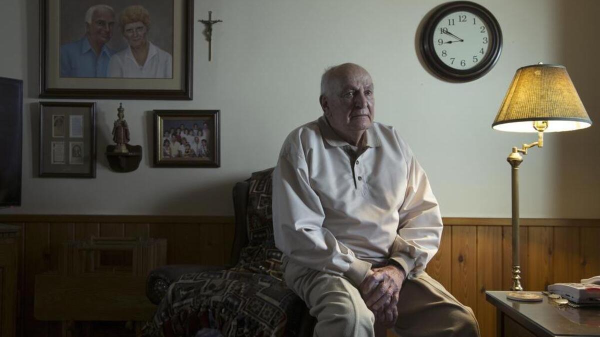 “It’s easier being a woman today than it is a man,” said Dennis Halaszynski, 81, a retired police captain and a registered Democrat who voted for Donald Trump, in McKessport, Pa., Jan. 17, 2017. A survey shows 82 percent of women feel sexism is a problem today, while men underestimate the sexism felt by the women in their lives.