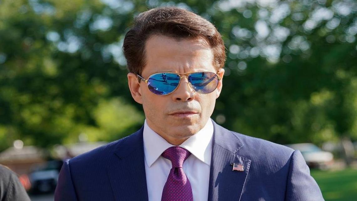 Former White House communications director Anthony Scaramucci walks back to the West Wing of the White House in Washington, Tuesday, 25, 2017. He has launched a new media outlet.