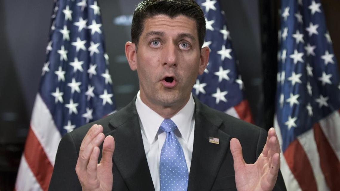 House Speaker Paul Ryan said Tuesday that a ban on Muslims entering the U.S., a proposal from Republican presidential candidate Donald Trump, is not in the nation's interest.