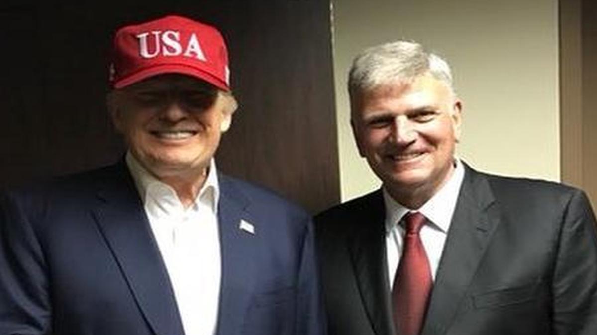 Franklin Graham tweeted this photo of him and Donald Trump.