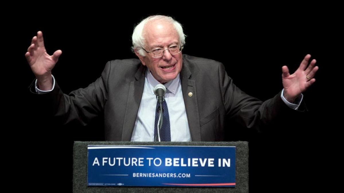 Sen. Bernie Sanders, I-Vt., speaks in Albany, N.Y., on June 24, 2016. Sanders plans to meet with 1,900 of his delegates right before the start of the Democratic National Convention on Monday, part of a series of meetings aimed at providing direction to his undecided supporters after he endorsed Hillary Clinton.