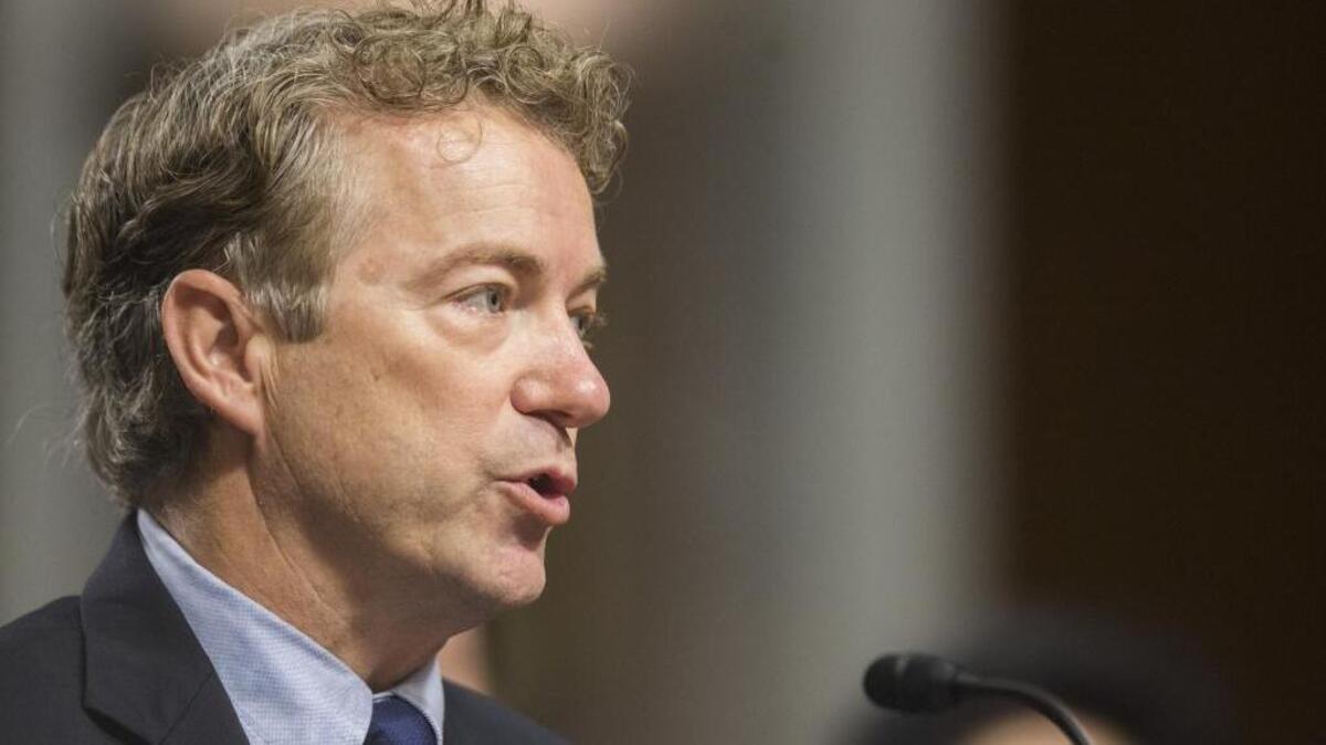 Sen. Rand Paul, R-Ky. has authored a joint resolution disapproving the sale of arms to Saudi Arabia.