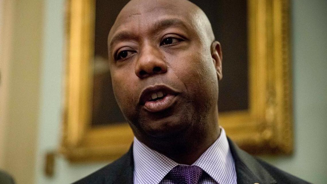 Sen. Tim Scott, R-S.C., met for 40 minutes Wednesday with President Donald Trump and discussed race relations.