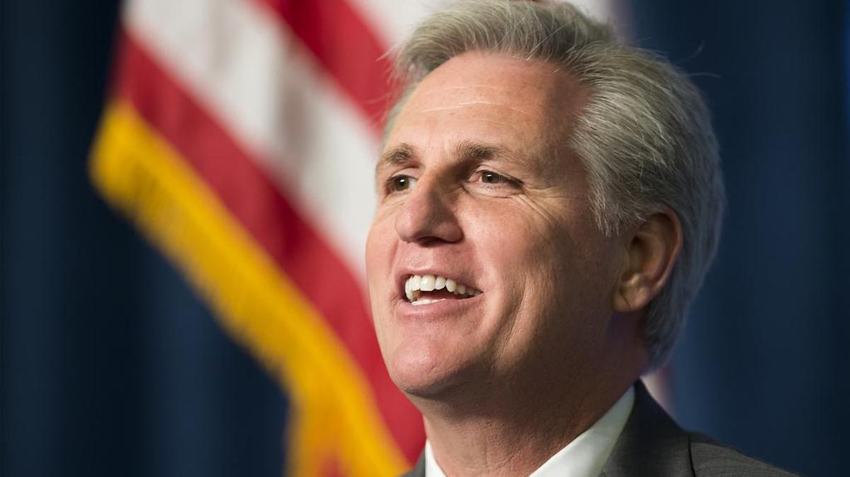 Rep. Kevin McCarthy, the House majority leader, speaks at a Public Policy Institute of California event at Sheraton Hotel on Thursday, March 10, 2016, in Sacramento.