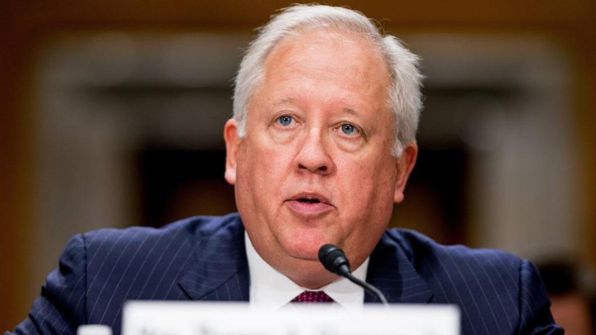 State Department Undersecretary for Political Affairs Thomas Shannon, Jr., testifies on Capitol Hill in Washington, Tuesday, April 5, 2016, before the Senate Foreign Relations Committee hearing on recent Iranian actions and implementation of the nuclear deal.