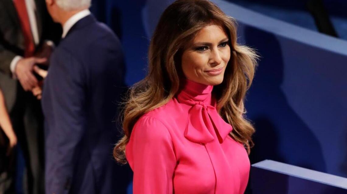 Was Melania Trump’s blouse at the debate a fashion or political statement?