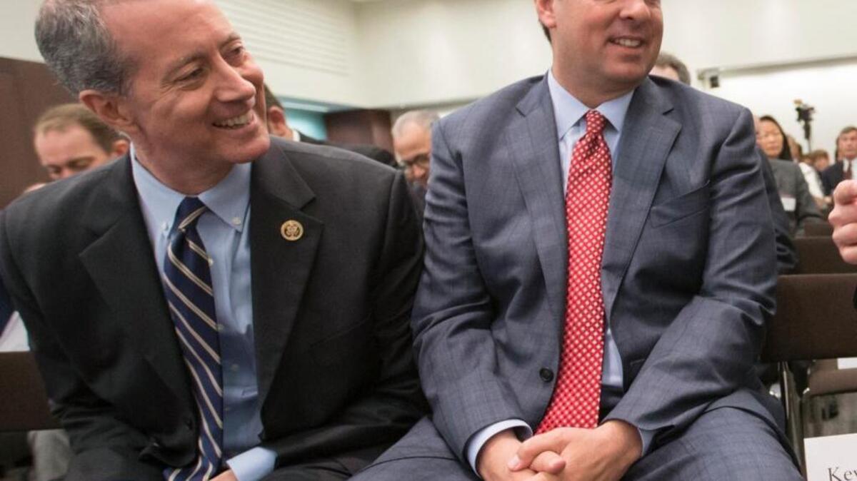 House Intelligence Committee Chairman Rep. Devin Nunes, right, with Rep. Mac Thornberry, R-Texas.