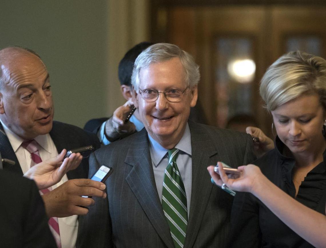 Senate Majority leader Mitch McConnell can afford defections from no more than two Republicans as he tries to bring the proposed Republican health-care bill to a vote this week.