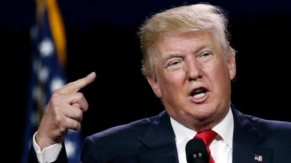 Republican presidential candidate Donald Trump speaks in Denver on July 1, 2016.