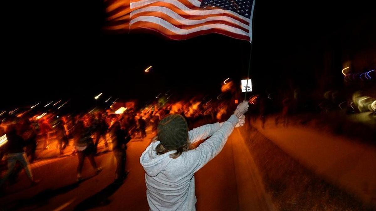 Protesters took to the streets of Boulder, Colorado, to protest Donald Trump’s election. In Washington, though, some of his most vocal opponents welcomed him.