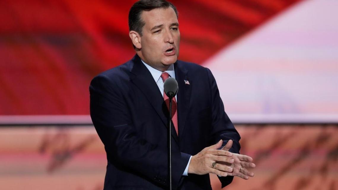 Sen. Ted Cruz, R-Tex., did not endorse Trump while speaking at the Republican National Convention Wednesday.