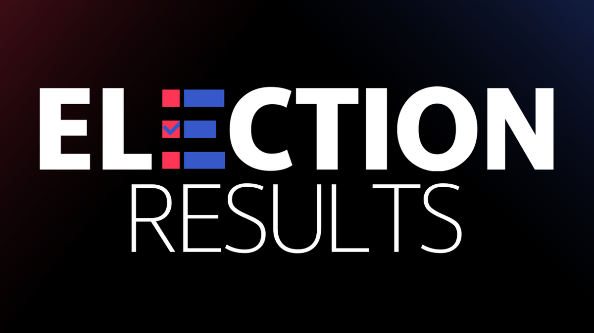 Election results graphic